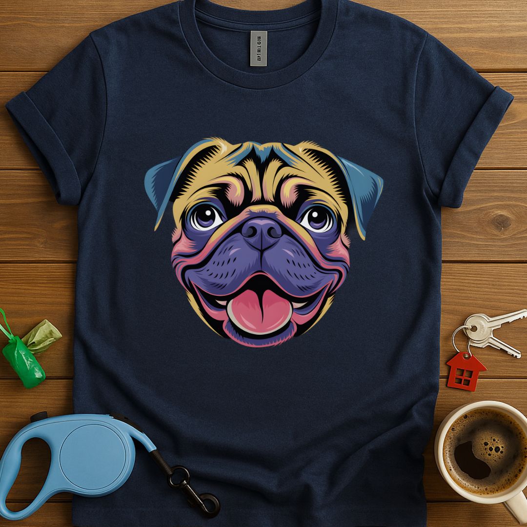 Watercolor Pugface T-Shirt