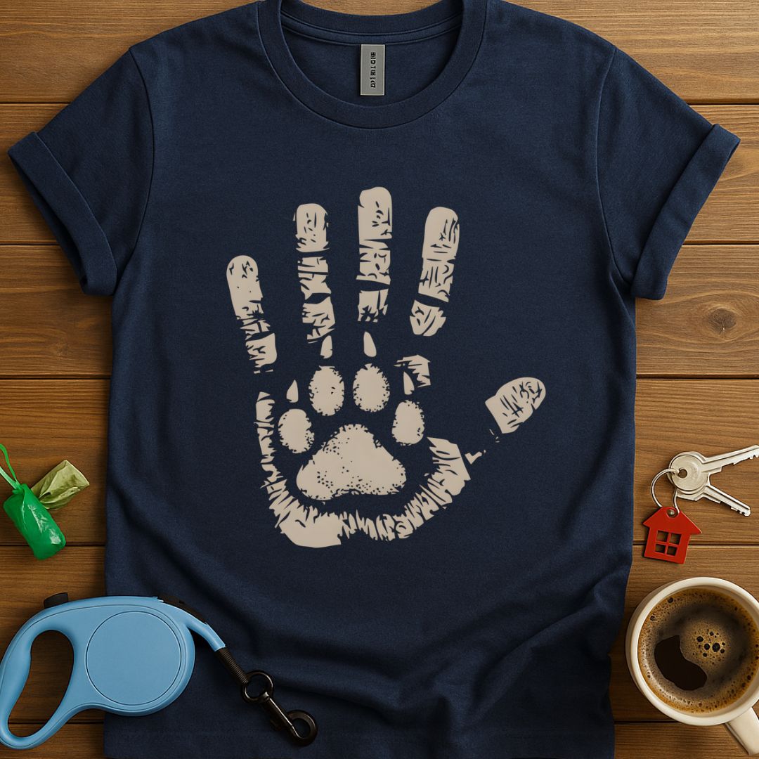 Paw In Handprint T-Shirt