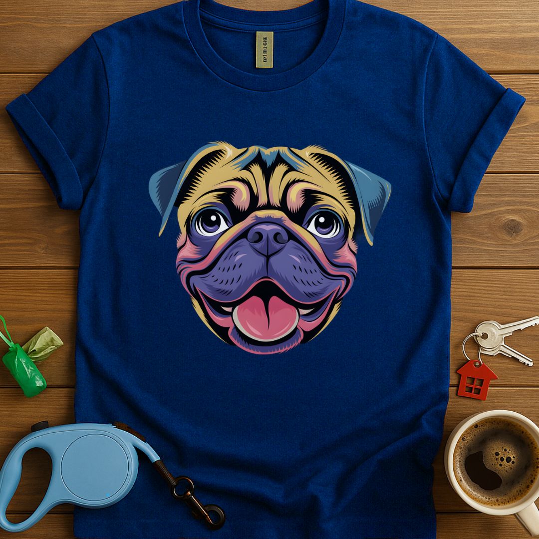 Watercolor Pugface T-Shirt
