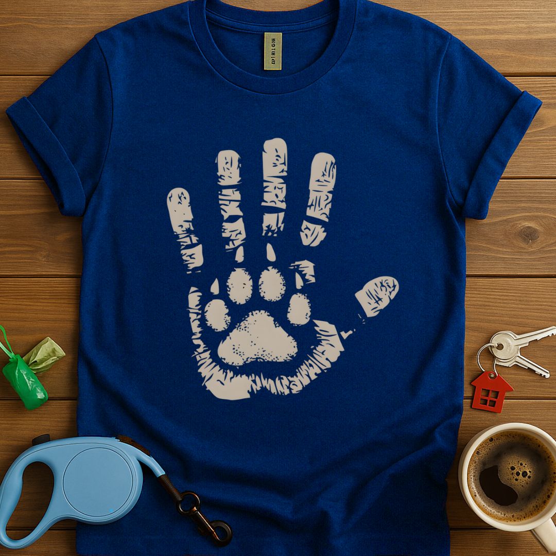 Paw In Handprint T-Shirt