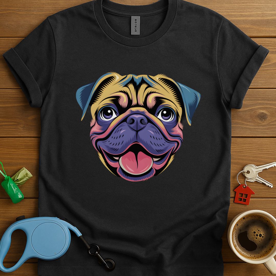 Watercolor Pugface T-Shirt