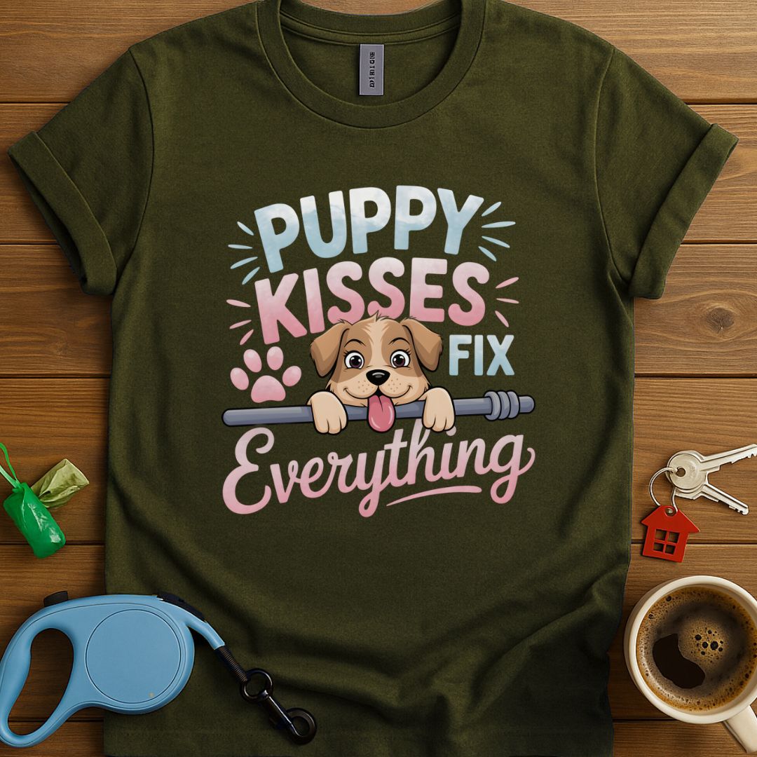 Puppy Kisses Fix Everything T-Shirt