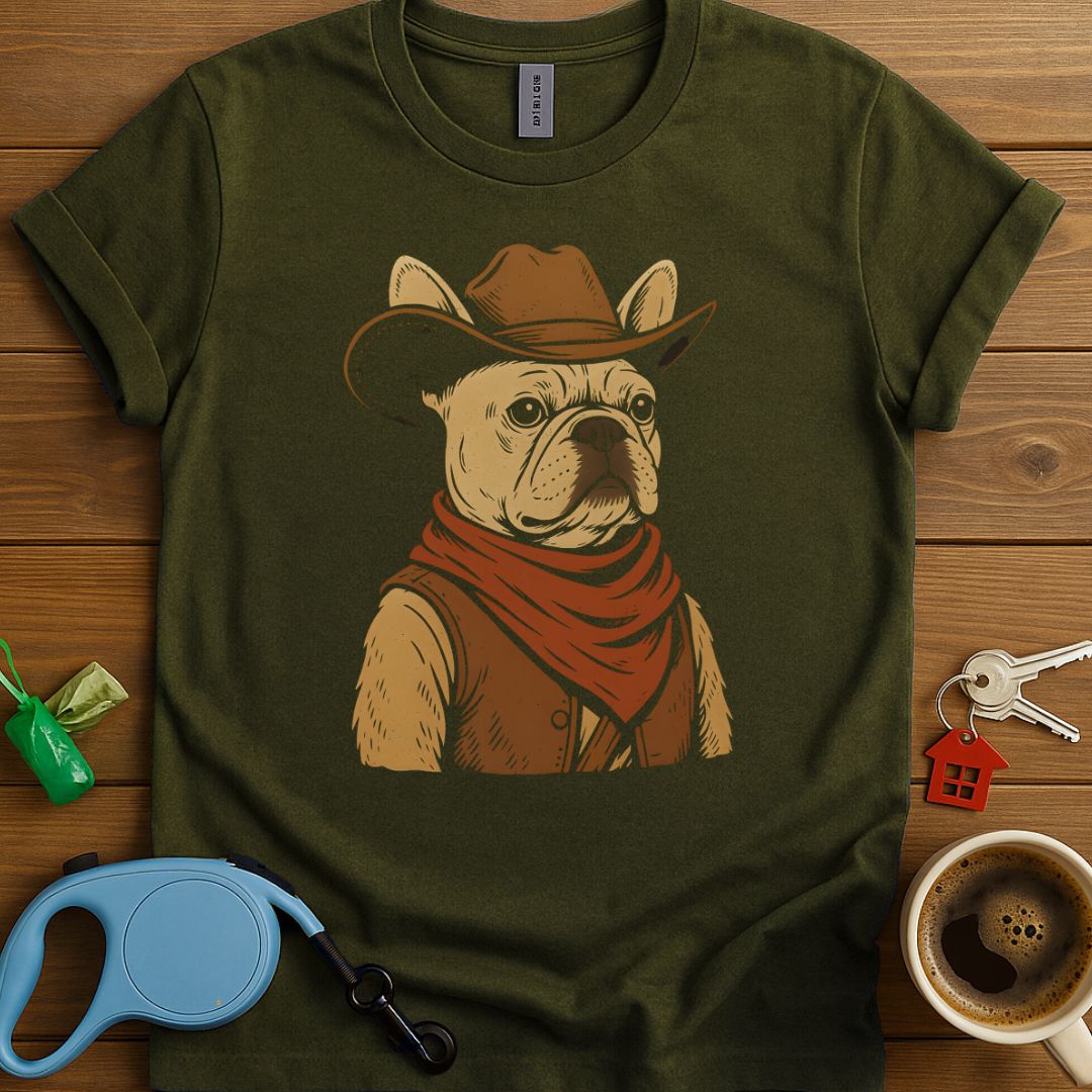 Cowboy Frenchie T-Shirt
