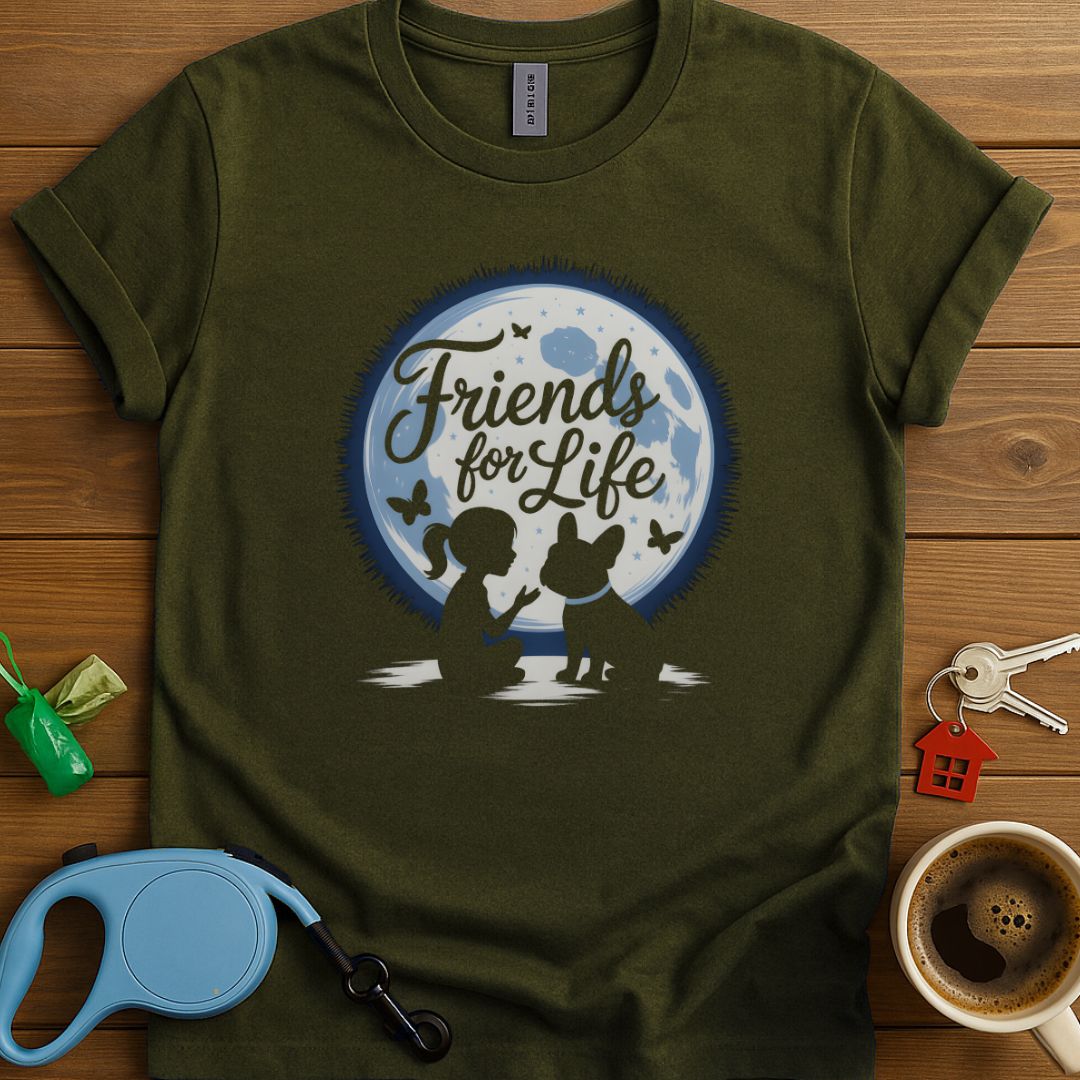 Friends For Life Frenchie T-Shirt
