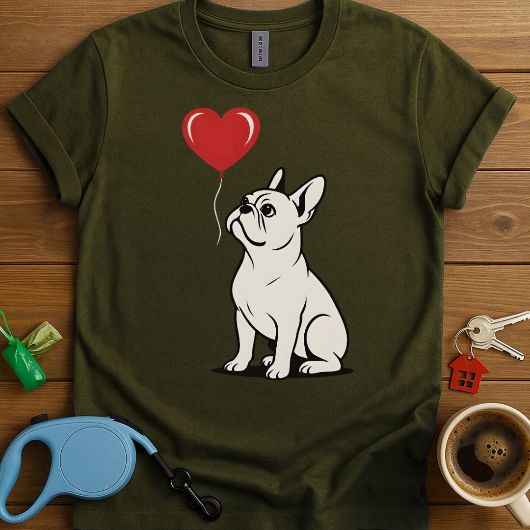 French Bulldog With Balloon T-Shirt