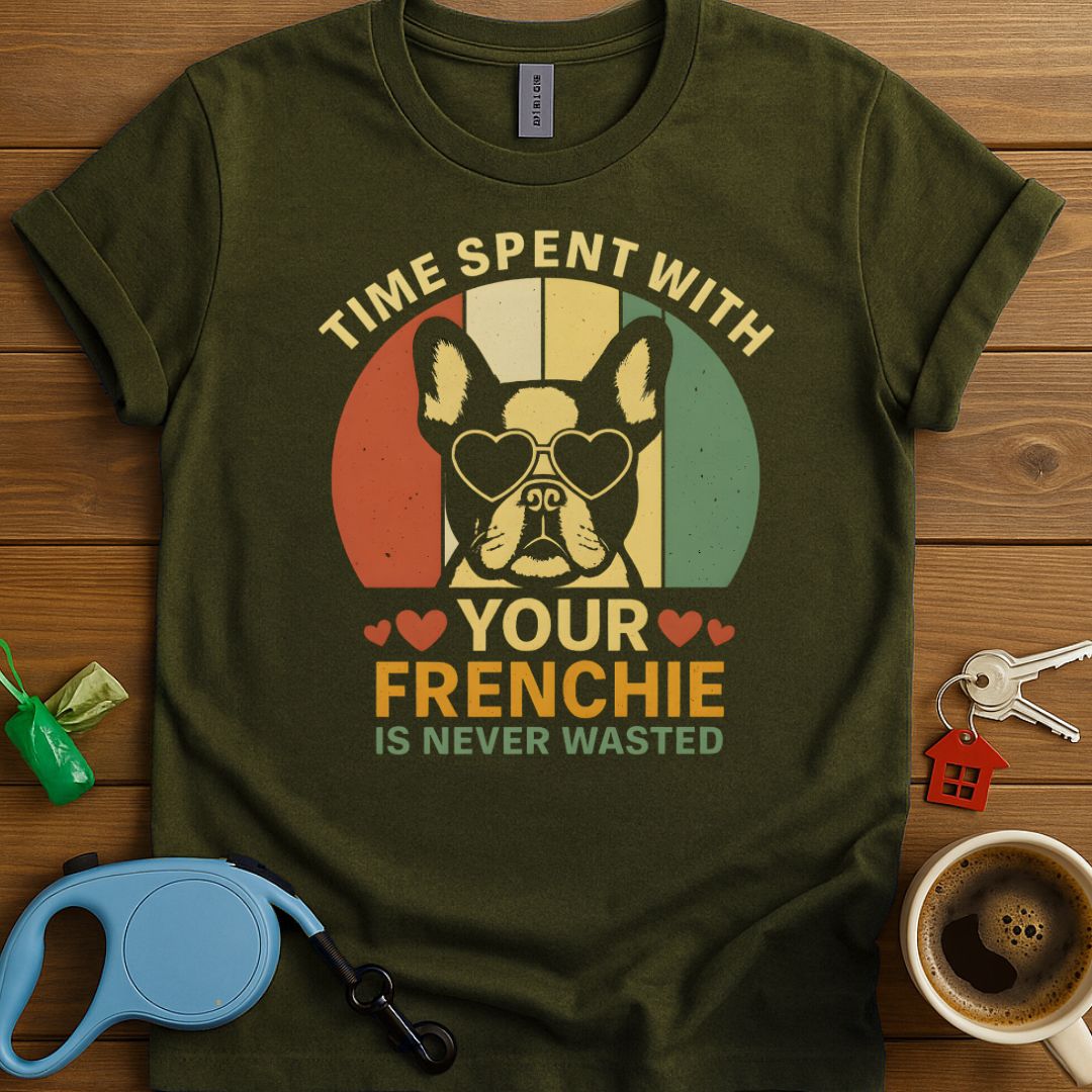 Time Spent With Your Frenchie Is Never Wasted T-Shirt