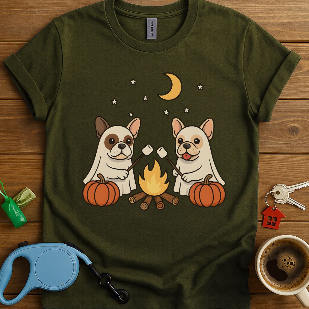 Friendly Ghost Frenchies T-Shirt