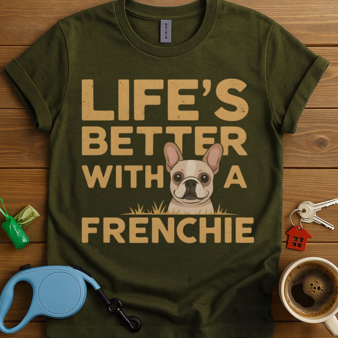 Life's Better With A Frenchie T-Shirt