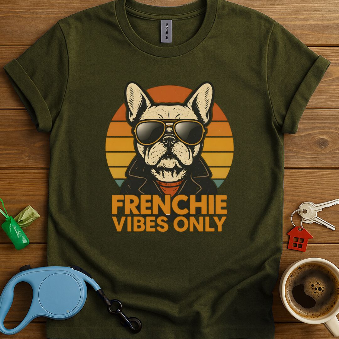 Frenchie Vibes Only T-Shirt