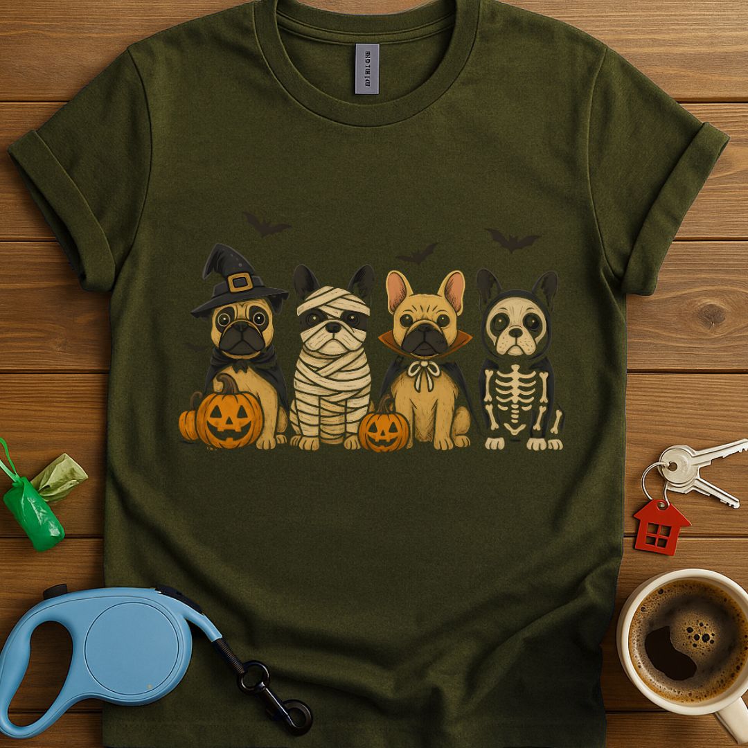 Spooky Frenchie Squad T-Shirt