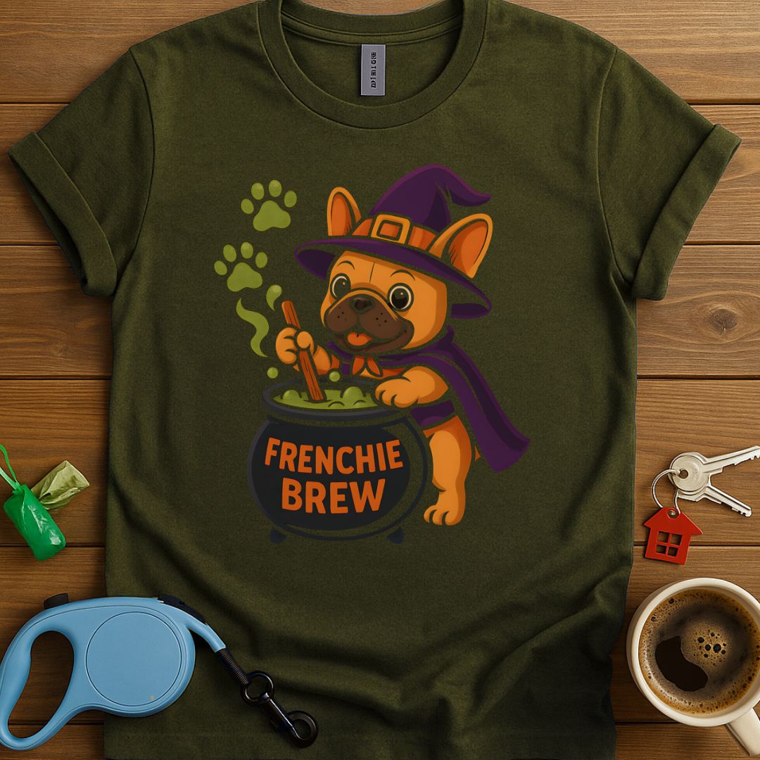 Witch’s Little Brewer Frenchie T-Shirt