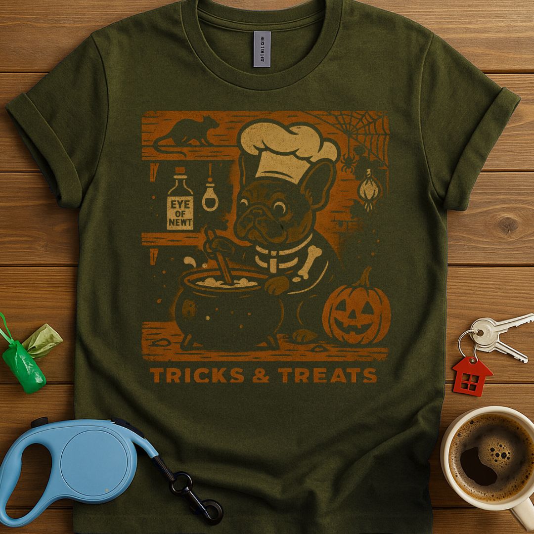 The Frenchie Witch Chef T-Shirt