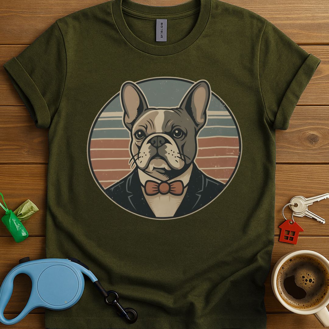 French Bulldog in Suit T-Shirt