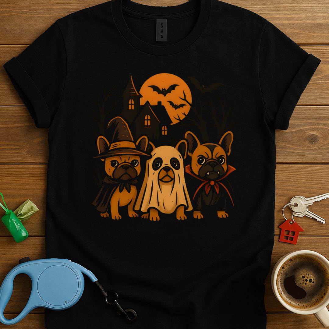 Spooky Trinity French Bulldog T-Shirt