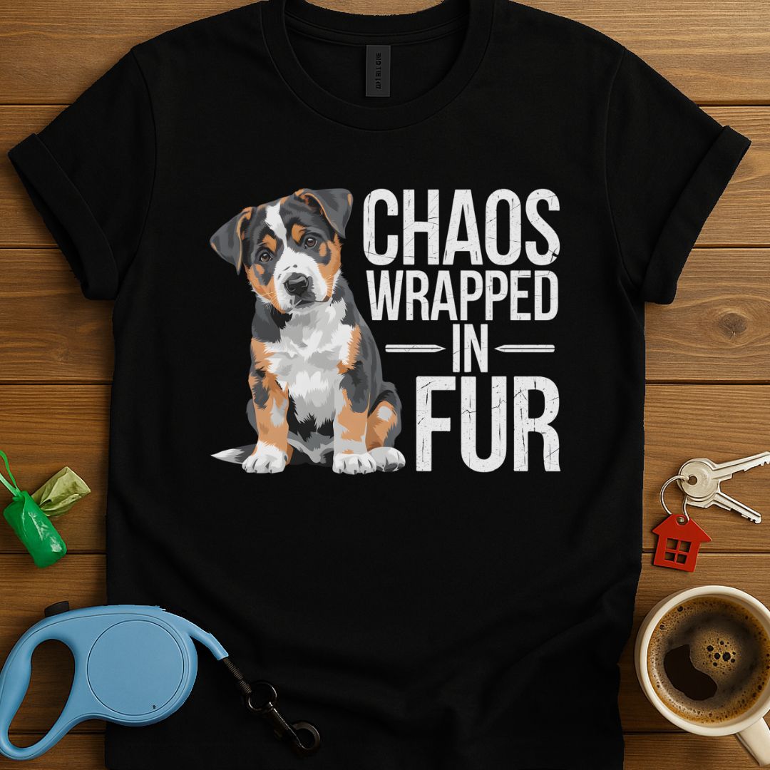 Chaos Wrapped In Fur T-Shirt