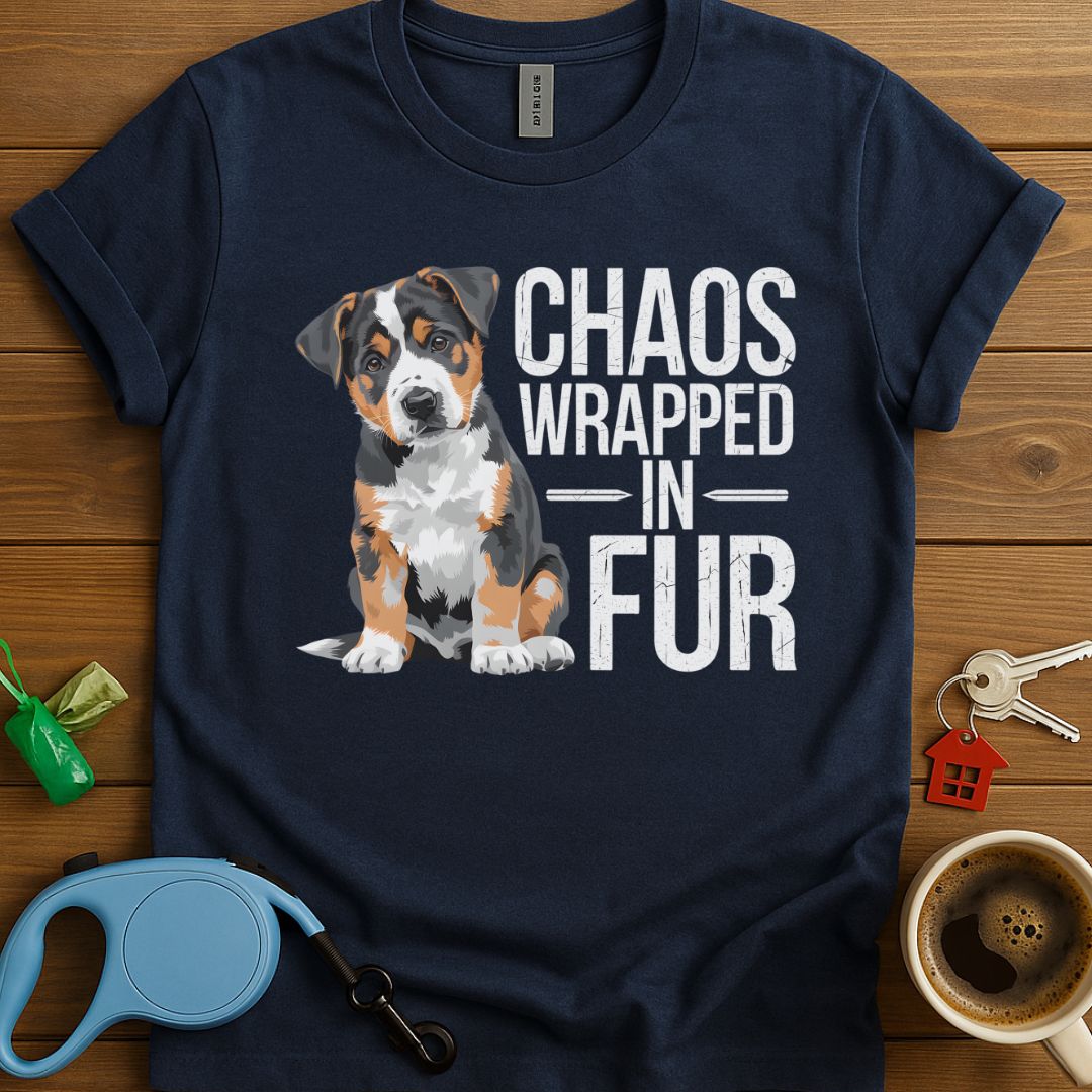 Chaos Wrapped In Fur T-Shirt