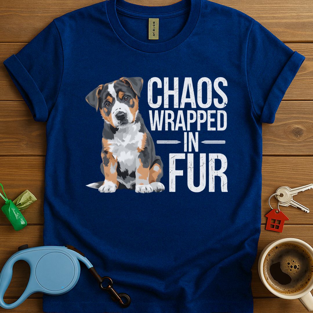 Chaos Wrapped In Fur T-Shirt