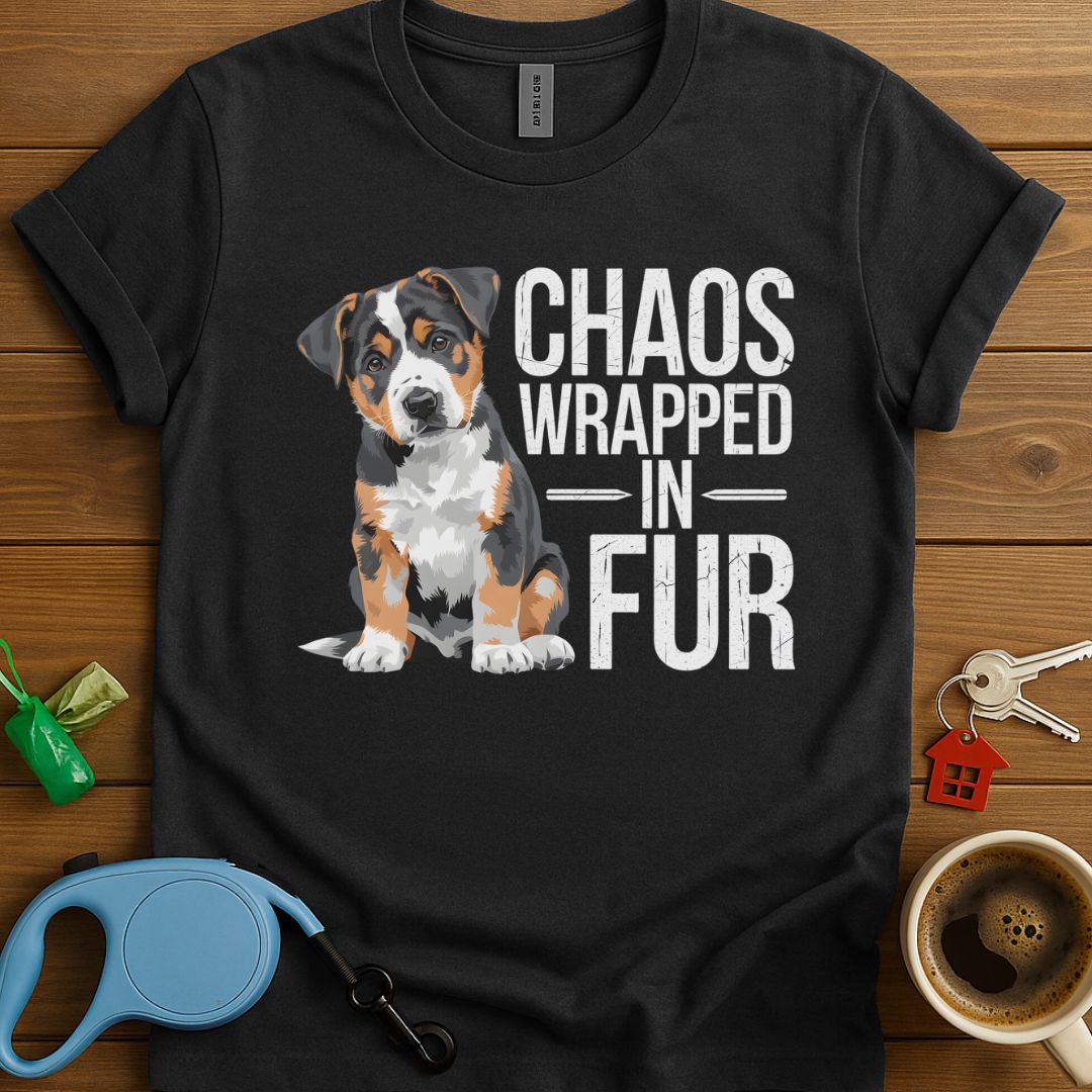 Chaos Wrapped In Fur T-Shirt