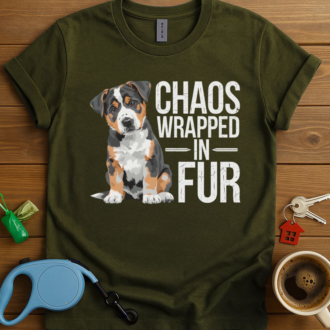 Chaos Wrapped In Fur T-Shirt