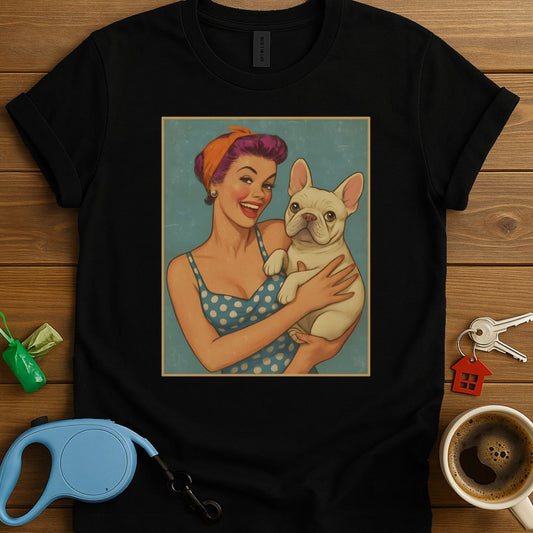 Pin-Up Frenchie Girl T-Shirt
