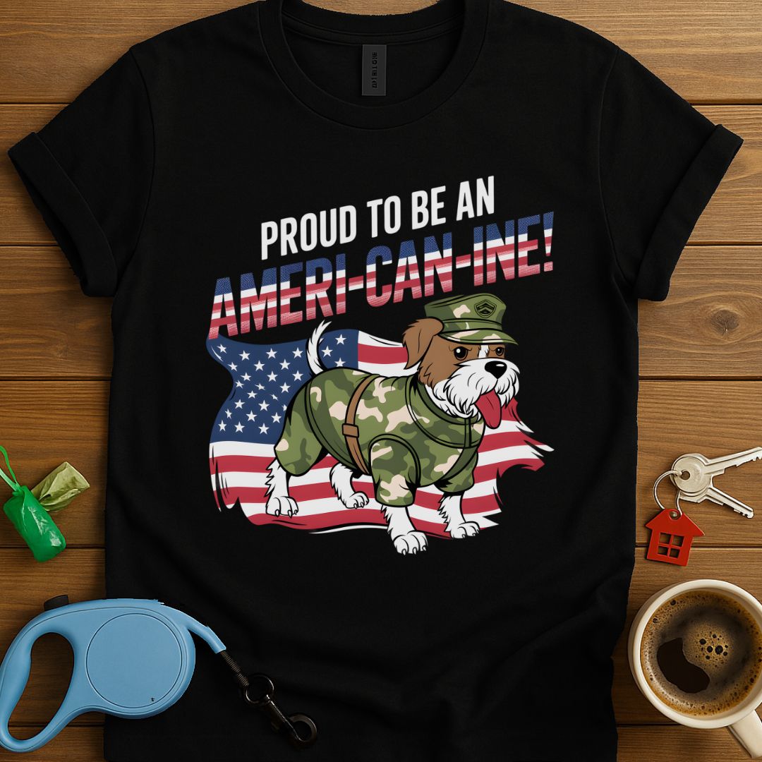 Proud To Be An Ameri-Can-Ine T-Shirt