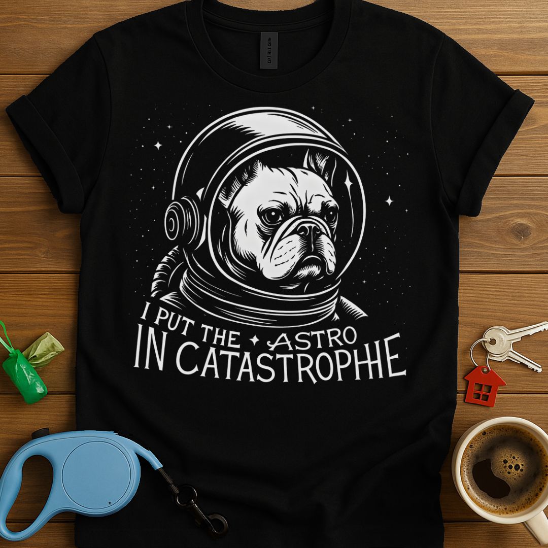 Astronaut French Bulldog T-Shirt