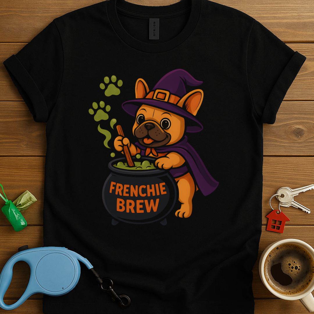 Witch’s Little Brewer Frenchie T-Shirt