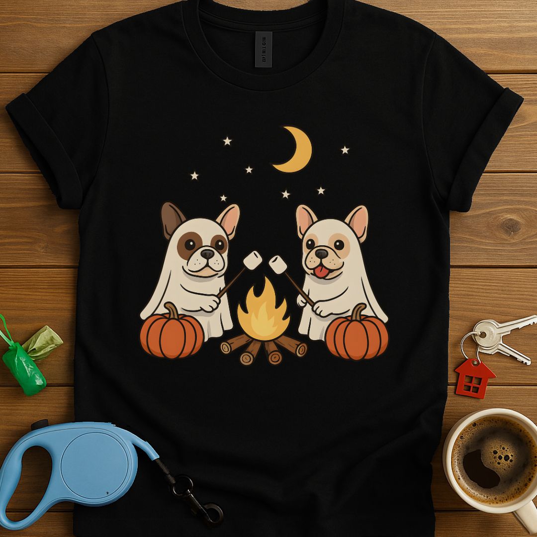 Friendly Ghost Frenchies T-Shirt