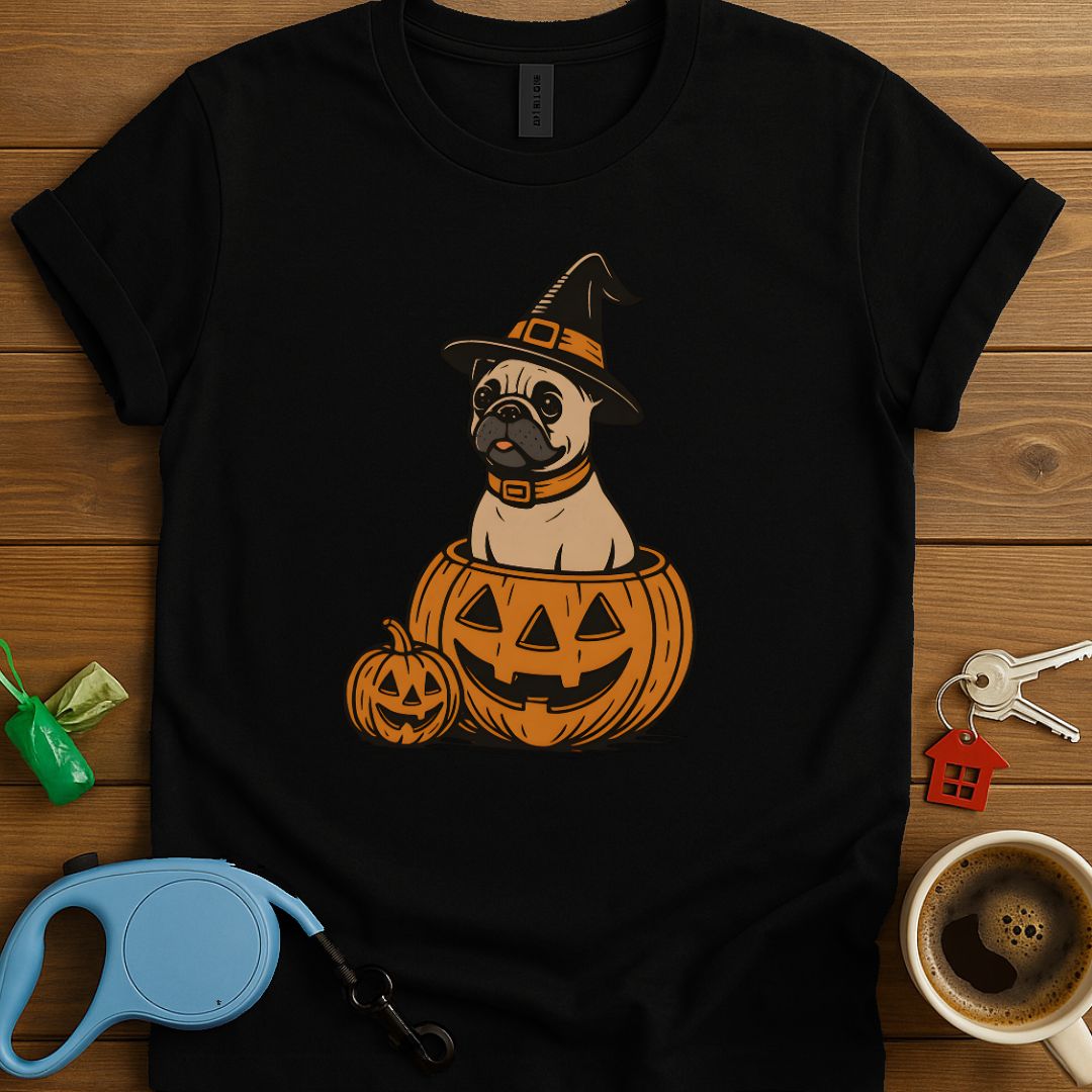 "Spooky" Pumpkin French Bulldog T-Shirt