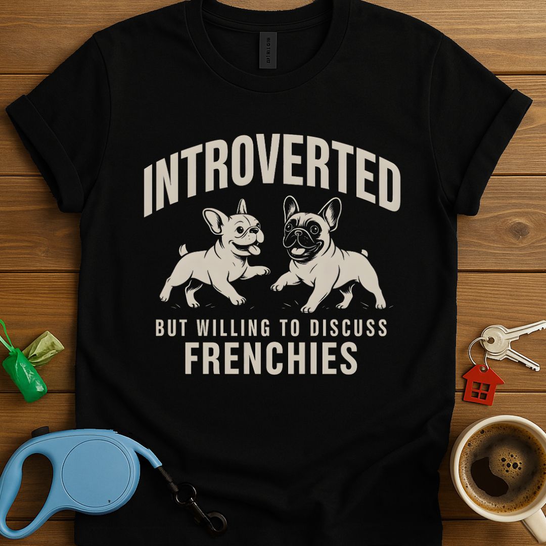 Introverted But Willing To Discuss Frenchies T-Shirt