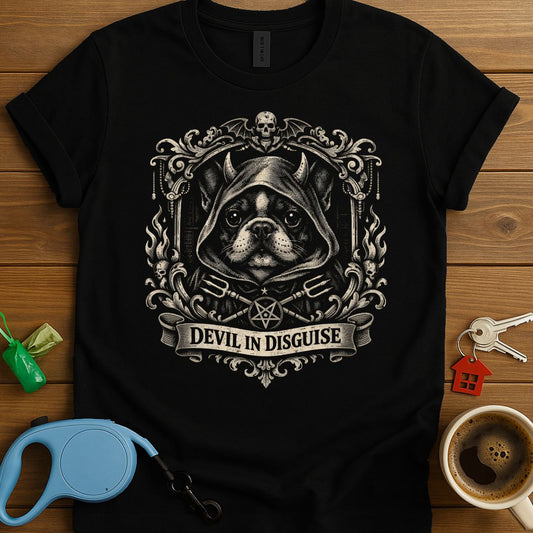 Devil in Disguise Frenchie T-Shirt
