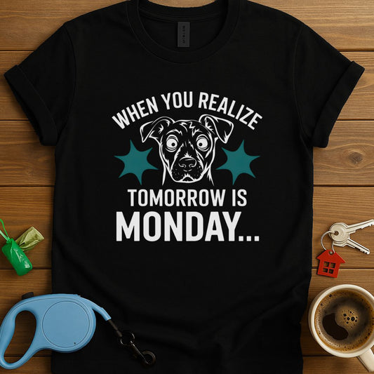 When You Realize Tomorrow Is Monday T-Shirt