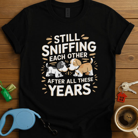Still Sniffing Each Other After All These Years T-Shirt