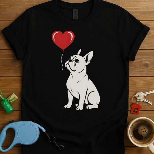 French Bulldog With Balloon T-Shirt