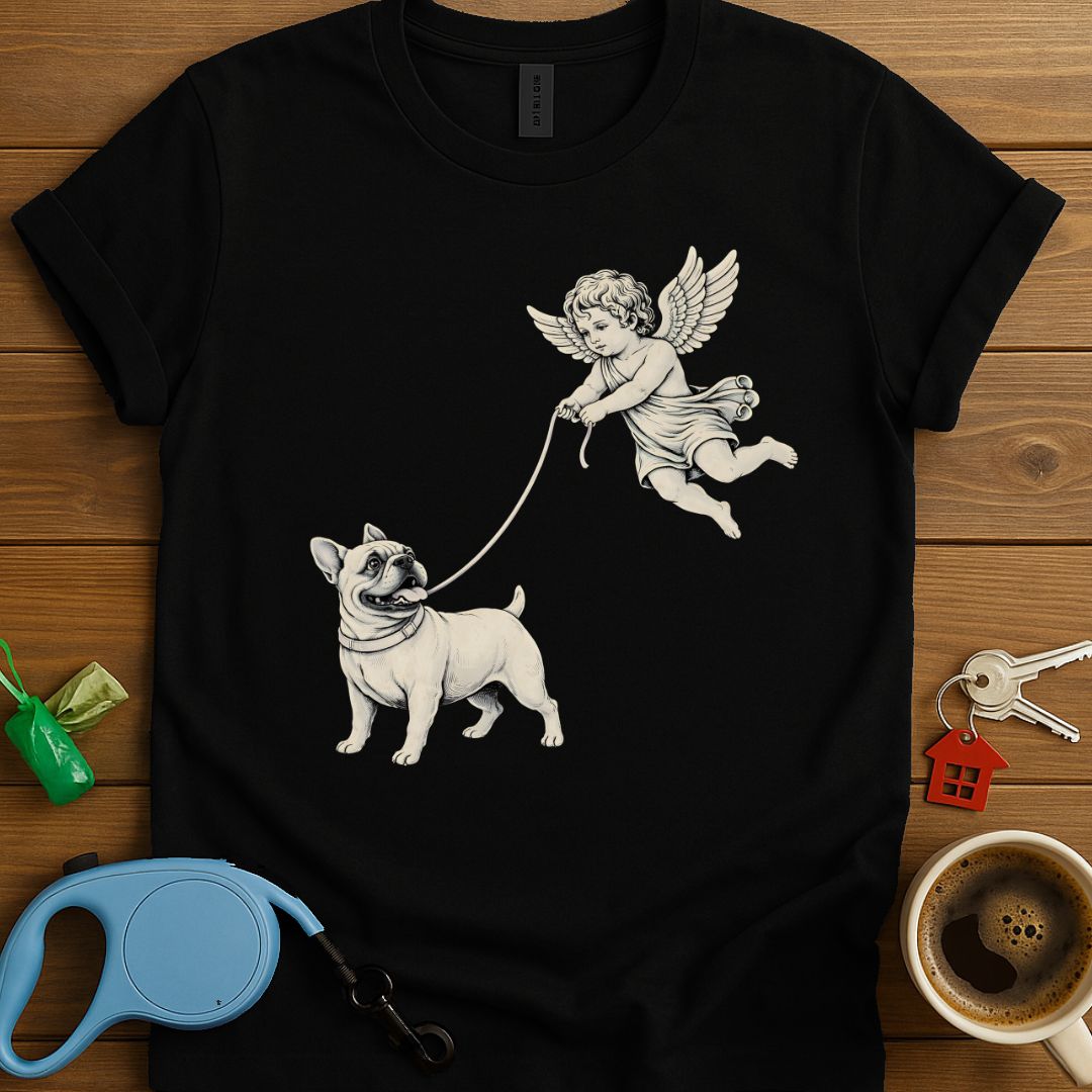Angel With Frenchie T-Shirt