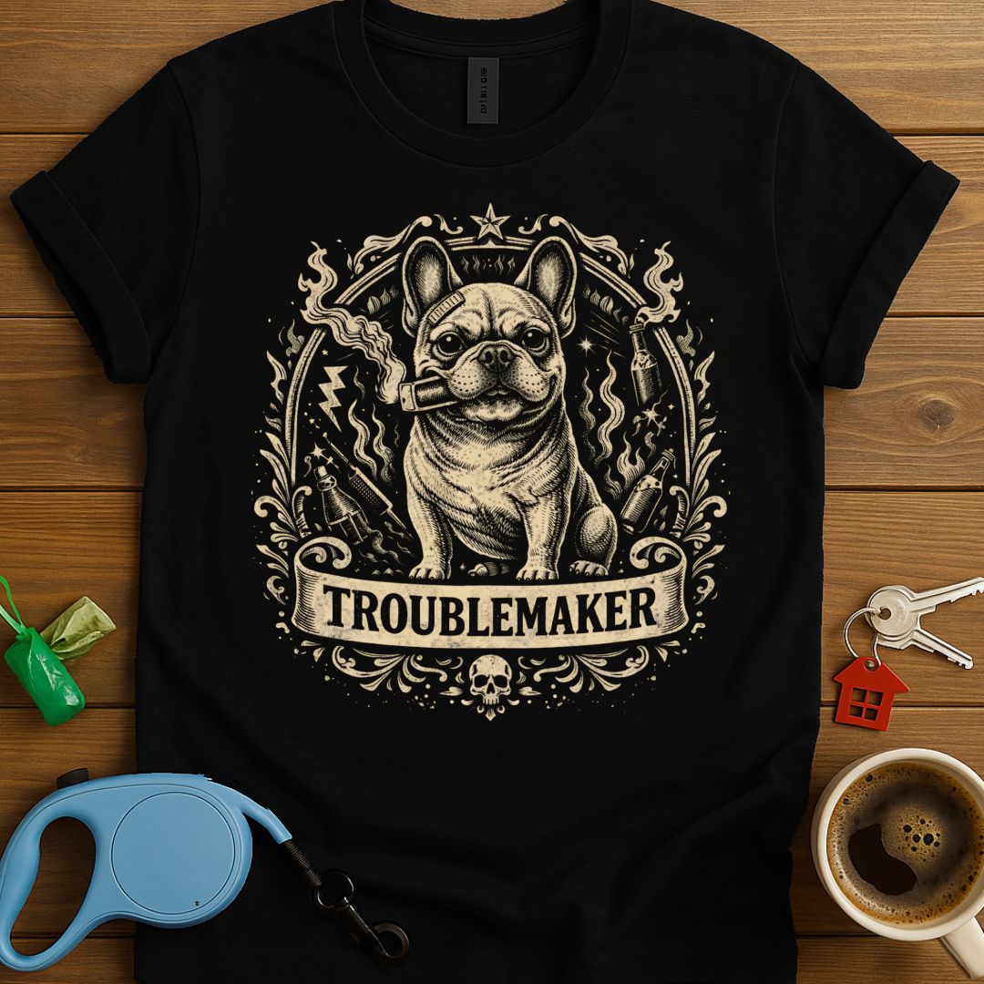 Troublemaker Frenchie T-Shirt