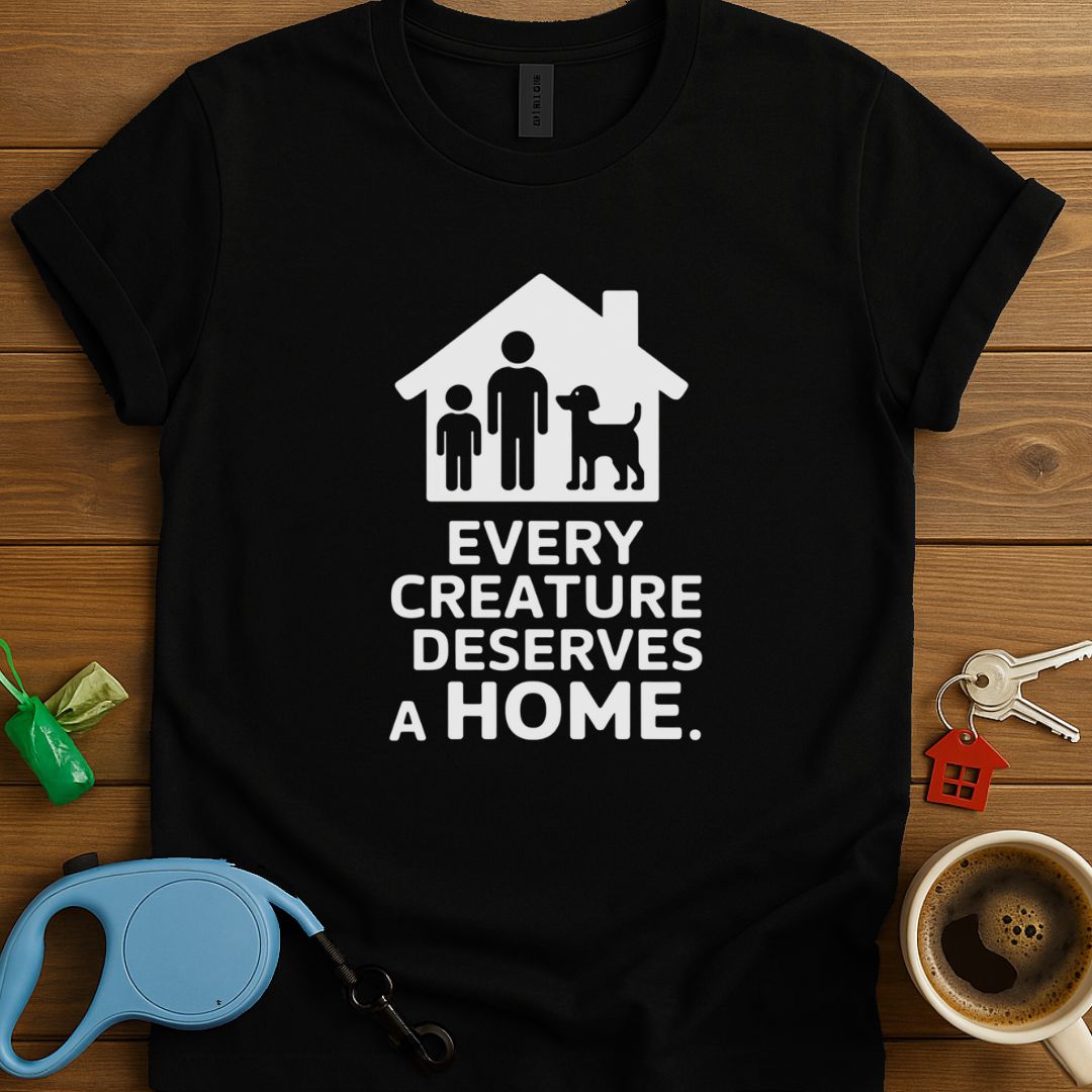 Every Ceature Deserves A Home T-Shirt