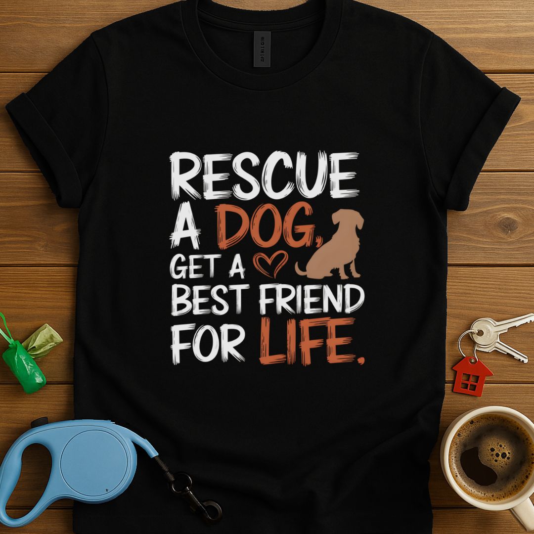 Rescue A Dog, Get A Best Friend For Life T-Shirt