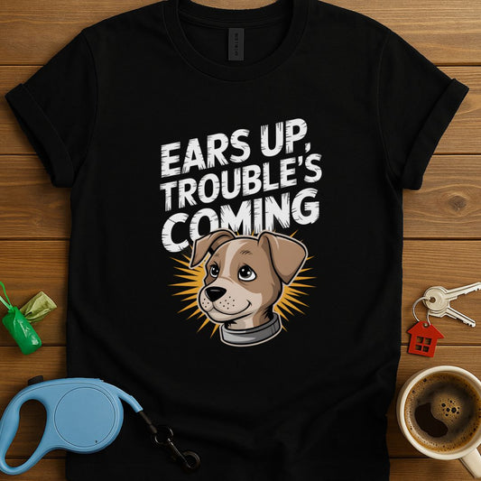 Ears Up, Trouble's Coming T-Shirt