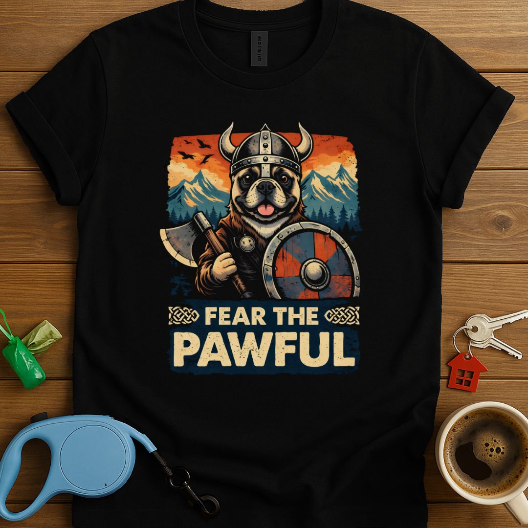 Fear The Pawful Frenchie T-Shirt