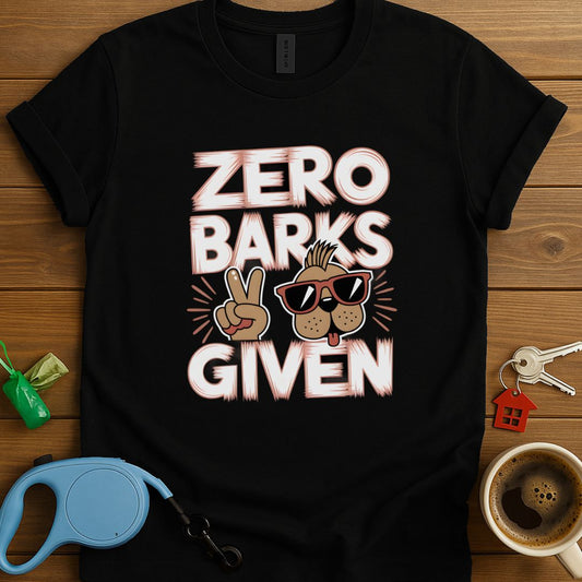 Zero Barks Given T-Shirt