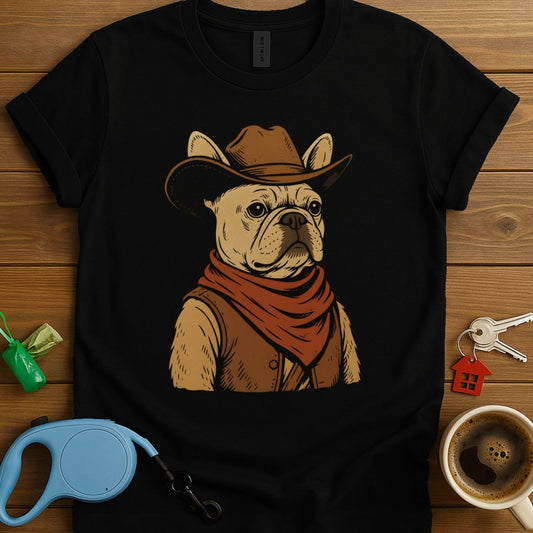 Cowboy Frenchie T-Shirt