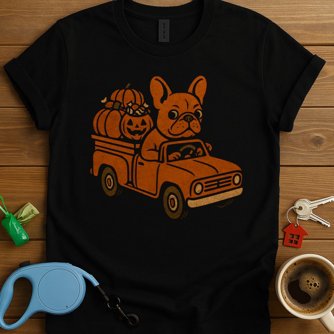 Frenchie Pumpkin Express T-Shirt