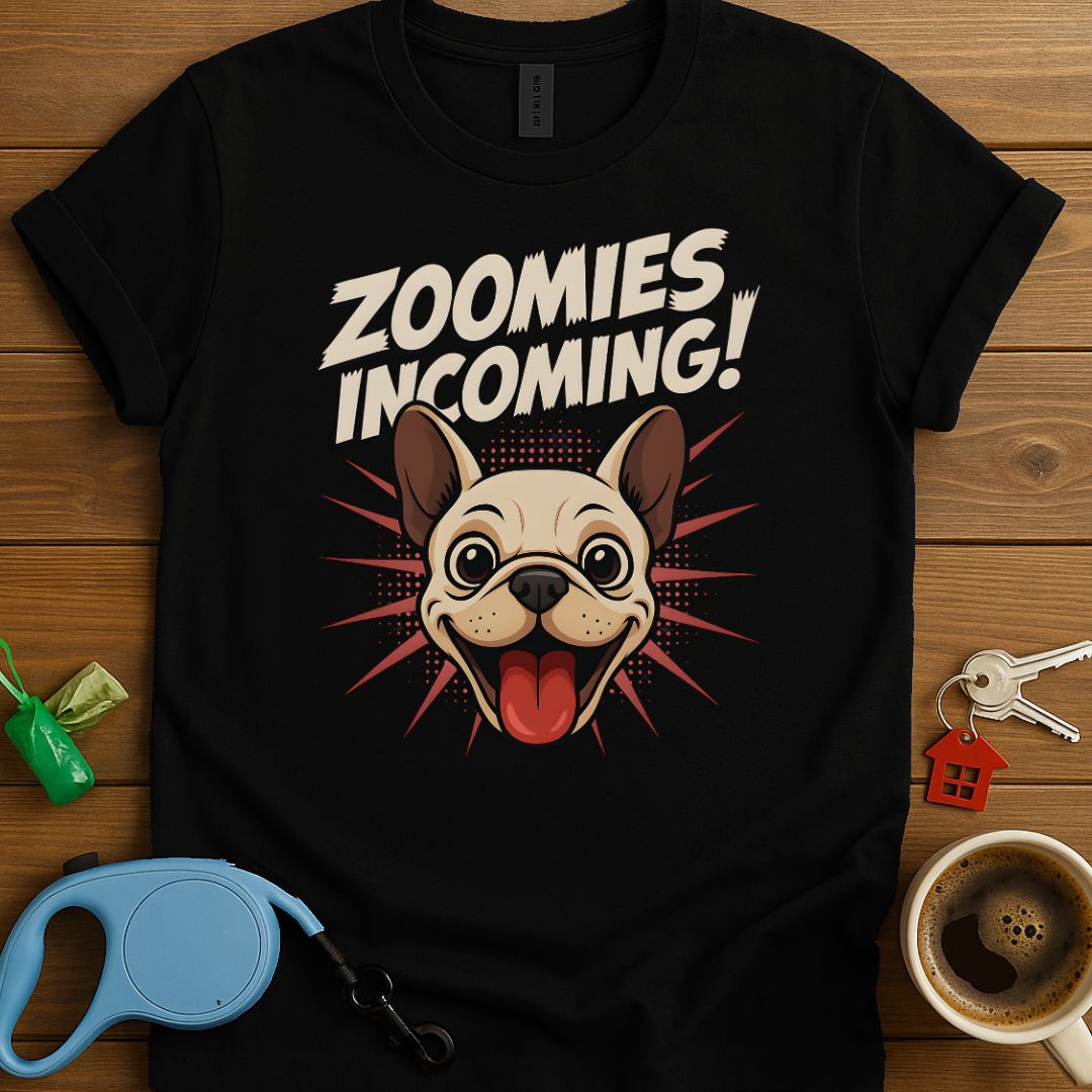 French Bulldog Zoomies Incoming T-Shirt
