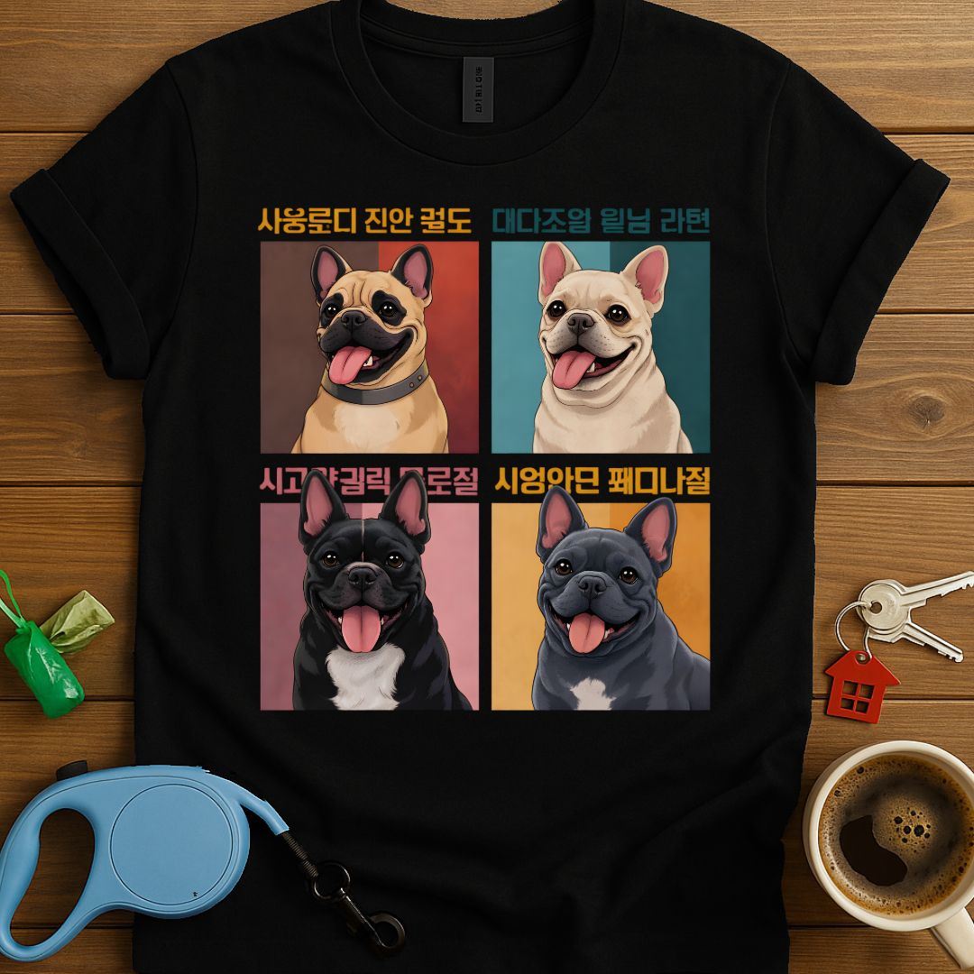 Japaneese Portrait Frenchie T-Shirt