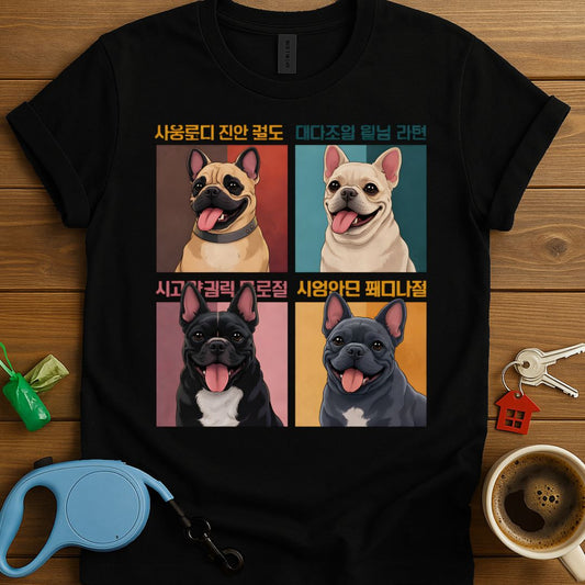 Japaneese Portrait Frenchie T-Shirt