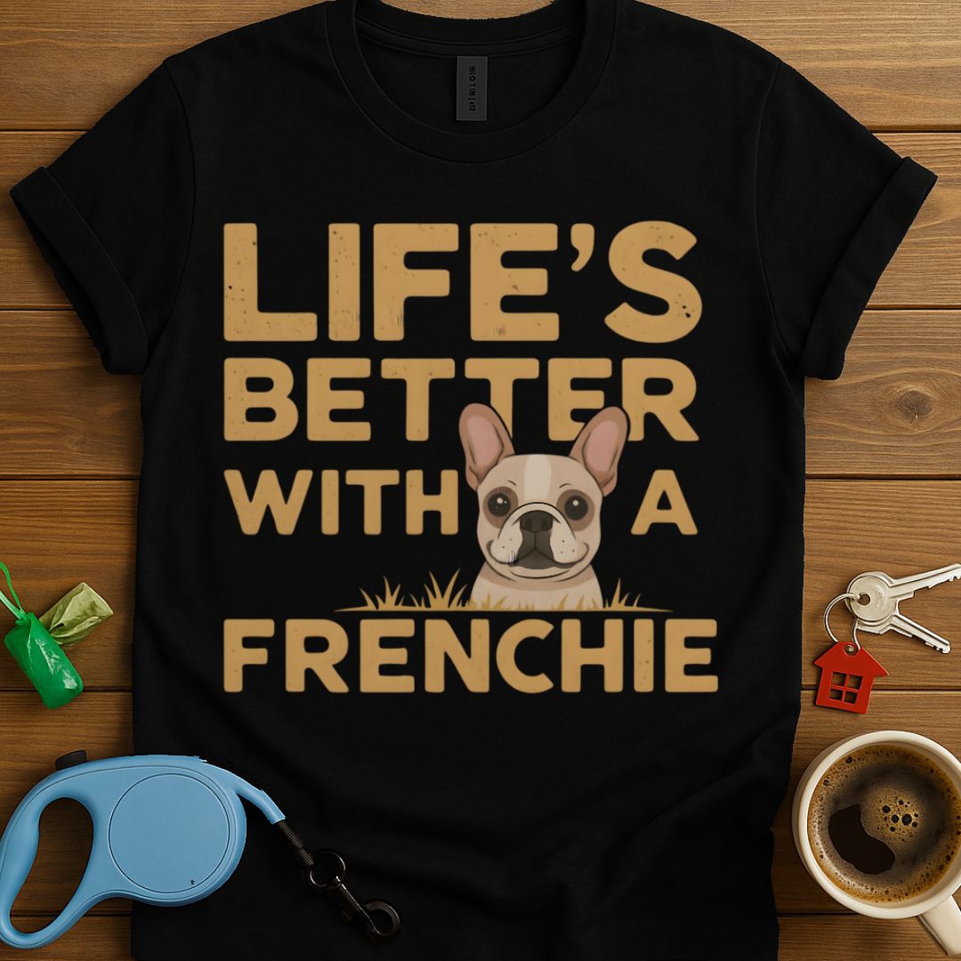 Life's Better With A Frenchie T-Shirt