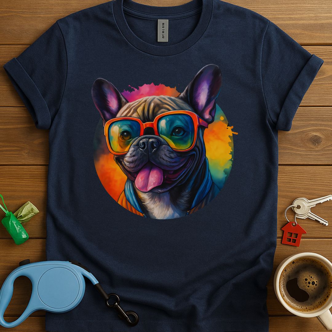 Color Splash Frenchie T-Shirt