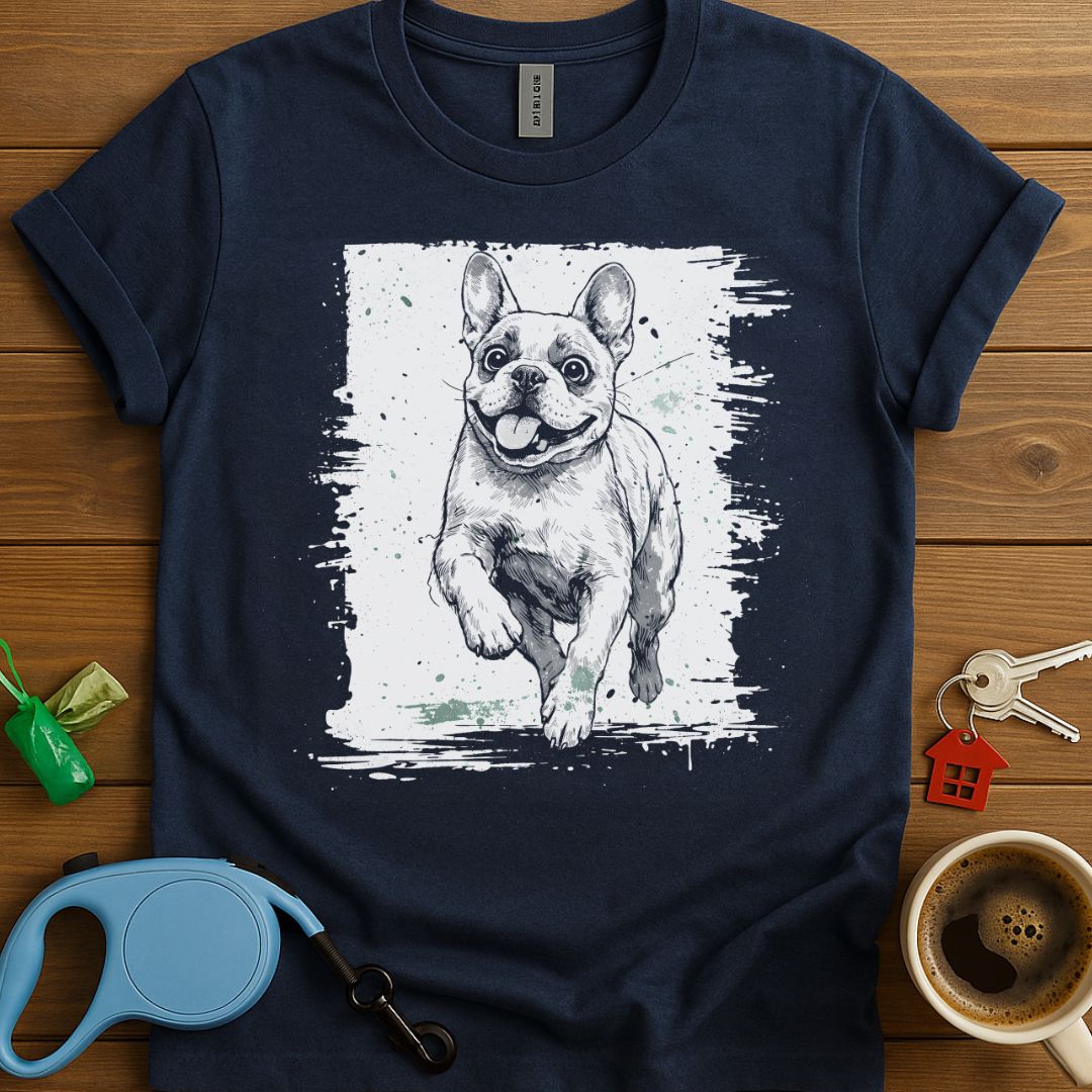 Happy Frenchie Sketch T-Shirt