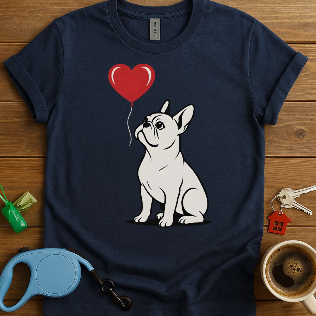 French Bulldog With Balloon T-Shirt